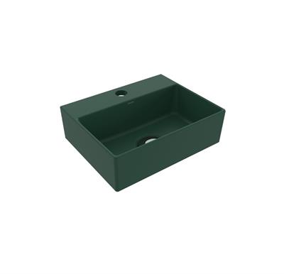 Bocchi Sottile Slim Line Dikdörtgen Lavabo 30x24 cm Mat Yeşil