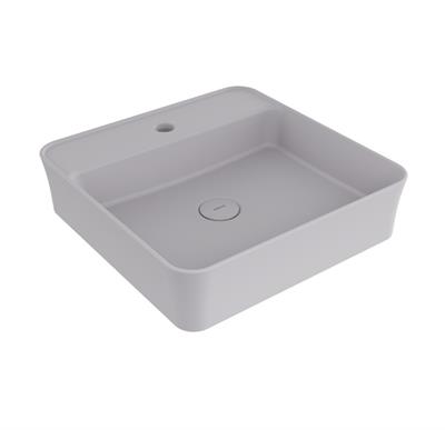 Bocchi Sottile Slim Line Kare Lavabo 45x45 cm Mat Gri
