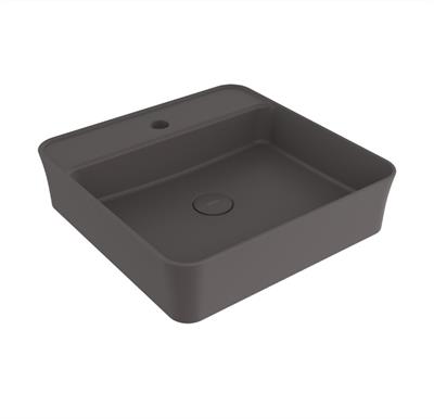Bocchi Sottile Slim Line Kare Lavabo 45x45 cm Mat Antrasit
