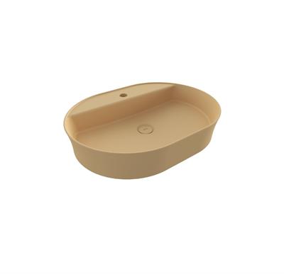 Bocchi Sottile Slim Line Oval Batarya Banklı Lavabo 60x45 cm Mat Kaşmir