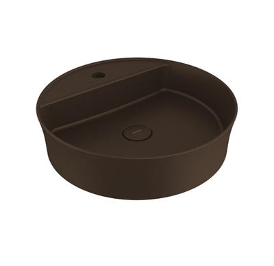 Bocchi Sottile Slim Line Yuvarlak Batarya Banklı Lavabo 45 cm Mat Bronz