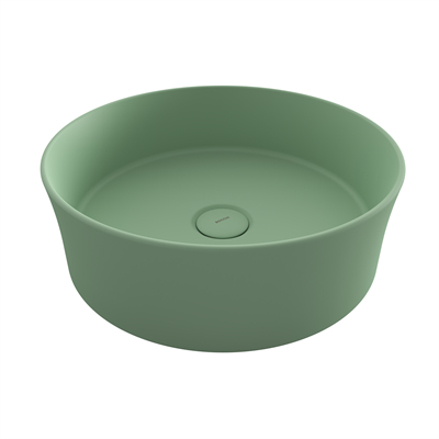 Bocchi Sottile Slim Line Yuvarlak Lavabo 38 cm Mat Mint Yeşil