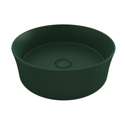 Bocchi Sottile Slim Line Yuvarlak Lavabo 38 cm Mat Yeşil