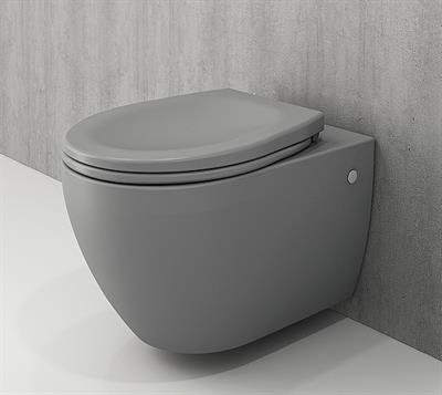 Bocchi 1171-006-0128 Speciale Jet Flush Asma Klozet Ve Kapak Gri