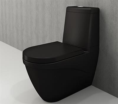 Bocchi Taormina Arch Duvara Tam Dayalı Klozet Takımı Mat Siyah