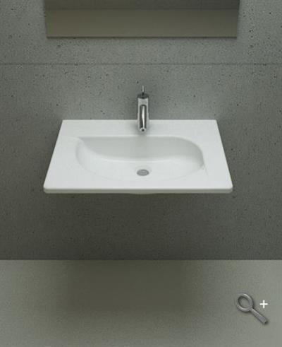 Bocchi Taormina Arch Etajerli Lavabo 65 cm Beyaz 1009-001-0126