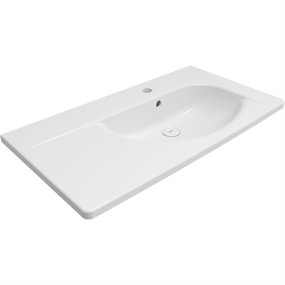 Bocchi Taormina Arch Etajerli Lavabo 86 cm Beyaz 1020-001-0126