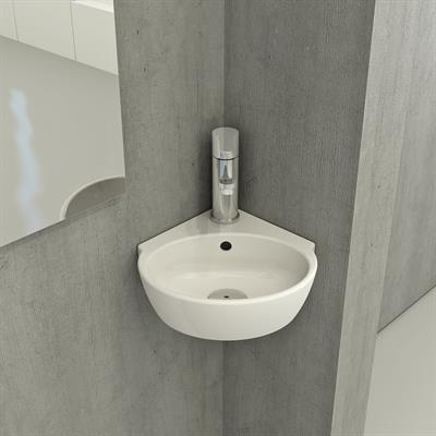 BOCCHİ TAORMINA ARCH KÖŞE LAVABO 30 CM - PARLAK BEYAZ 1392-001-0126