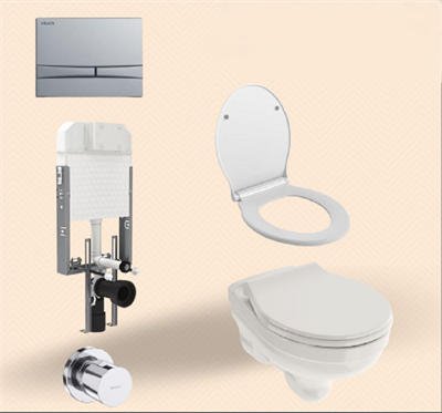 Bocchi Taormina Pro Rimless Asma Klozet Set 1451-001-0128