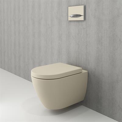 Bocchi 1295-007-0128 Venezia Rimless Asma Klozet ve Kapağı Mat Yasemin