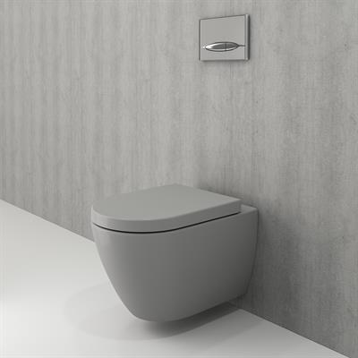Bocchi Venezia Rimless Asma Klozet ve Kapağı Mat Gri 1295-006-0128