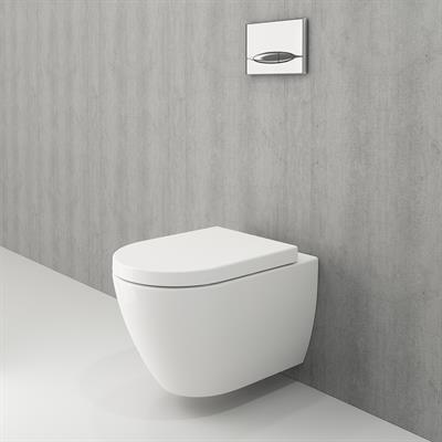 BOCCHİ Venezia Rimless Duvardan Asma Klozet ve Kapak P.Beyaz 1295-001-0128