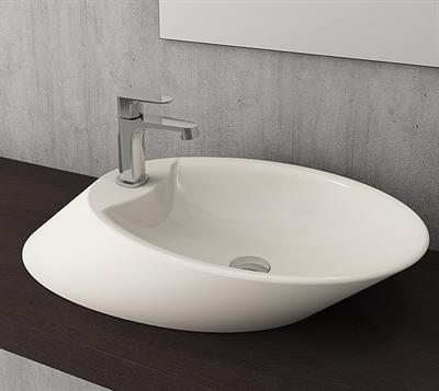 Bocchi 1021-014-0126 Vessel Bataryalı Çanak Lavabo 72 cm Bisküvi