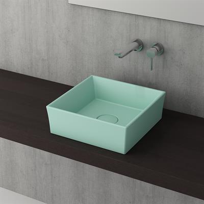 Bocchi Vessel Tezgah Üstü Lavabo 38x38 cm Yeşil 1173-033-0125