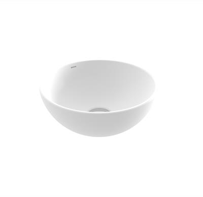 Bocchi Vessel Yuvarlak Mini Lavabo 26cm Mat Beyaz