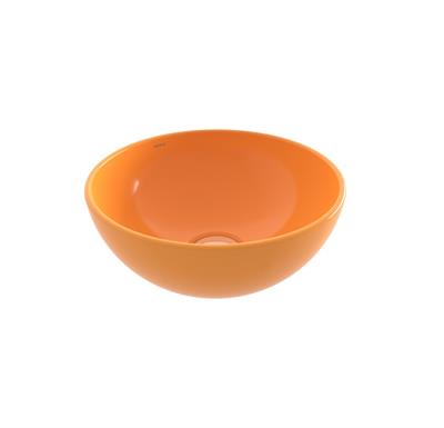 Bocchi Vessel Yuvarlak Mini Lavabo 26cm P Mandalina Sarısı