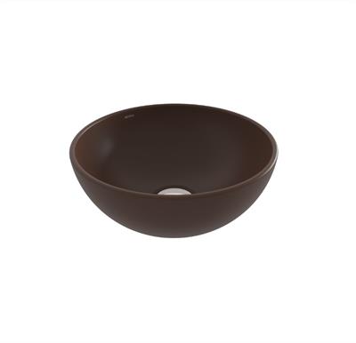Bocchi Vessel Yuvarlak Mini Lavabo 26cm Mat Kahve