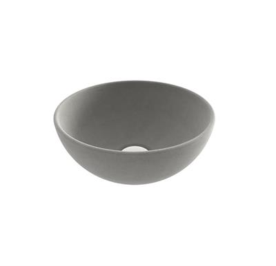 Bocchi Vessel Yuvarlak Mini Lavabo 26cm Mat Beton