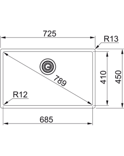 Franke Box BXX 210/110-68 Inox Paslanmaz Çelik Evyeler