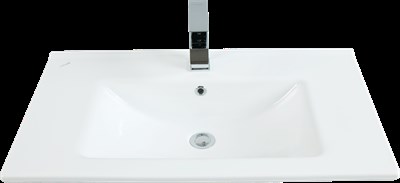 Creavit SU080 Su Dolap Uyumlu Etajerli Lavabo 45X80 cm Beyaz