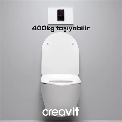 Creavit FE320 Free Asma Klozet Parlak Beyaz