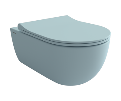 BOCCHİ V-TONDO RİMLESS ASMA KLOZET BUZ MAVİ 1416-029-0128