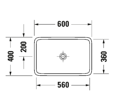 Duravit 2384600079 Qatego Stretch Çanak Lavabo 60 cm
