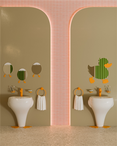 Creavit Ducky Lavabo 40*52 cm DC052