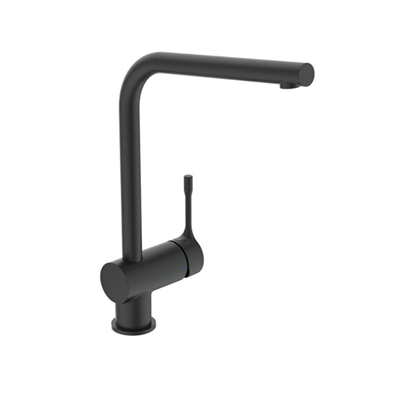 İdeal Standard BC174XG Ceralook Kuğu Eviye Bataryası-Silk Black