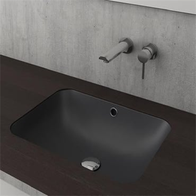 BOCCHİ Scala Tezgahaltı Lavabo 55 cm Mat Antrasit 1006-020-0125