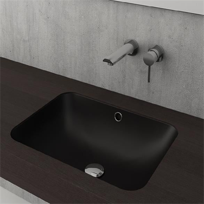 BOCCHİ Scala Tezgahaltı Lavabo 55 cm Mat Siyah 1006-004-0125