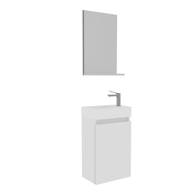 Orka Conza 45 CM Banyo Dolabı Takımı Beyaz