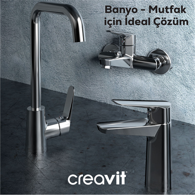 Creavit BV1500  Bevel Lavabo Armatürü