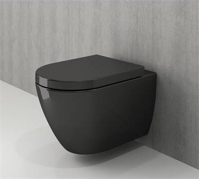 BOCCHİ Venezia Rimless Duvardan Asma Klozet ve Kapak P.Siyah 1295-005-0128
