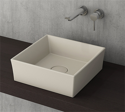 Bocchi Vessel Tezgah Üstü Lavabo 38x38 cm Yasemin 1173-007-0125