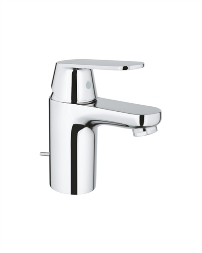 Eurocosmo Tek Kumandalı Lavabo Bataryası Krom