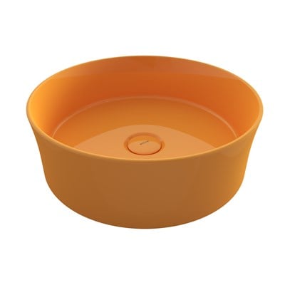 Bocchi Sottile Slim Line Yuvarlak Lavabo 38 cm P Mandalina Sarısı