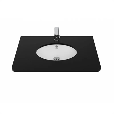 Creavit TP214 Tezgah Altı Oval Lavabo 37X47 cm Beyaz