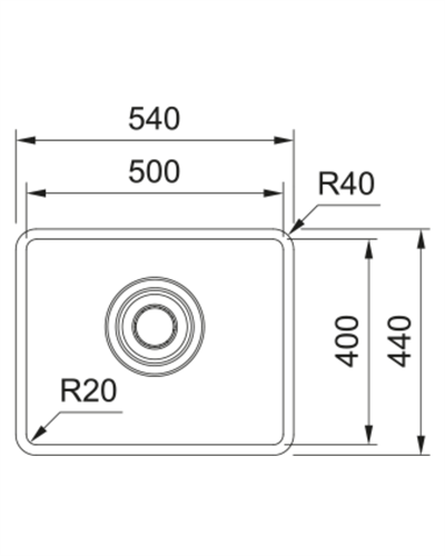Franke MQX 110-50 Maris Quiet Çelik Evye 