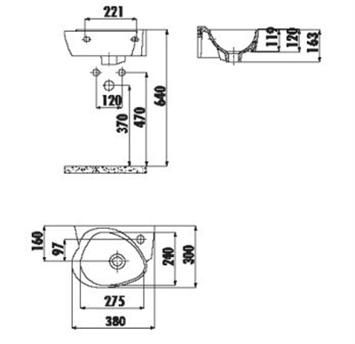 Creavit CK035 Çocuk Lavabo 38 cm