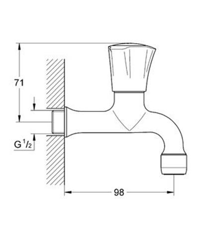 Grohe 30098001 Costa L Musluk Krom