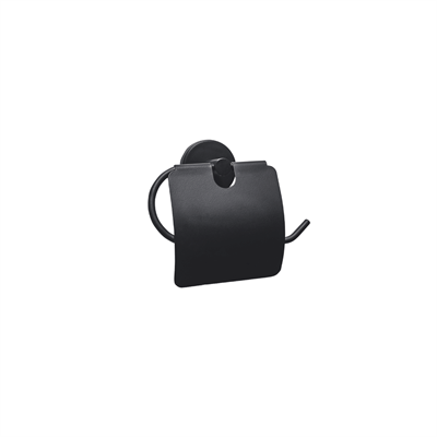 Creavit DR27015S Drop Tuvalet Kağıtlığı (Kapaklı) Siyah