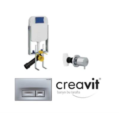 Creavit GR5001+GP3002+AC50L Gömme Rezervuar Seti