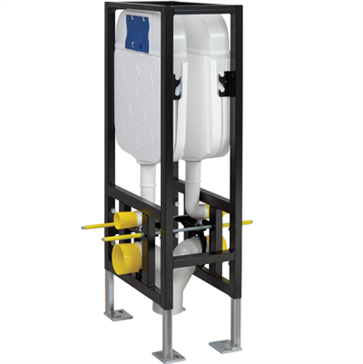 CREAVİT GR5005 Asma Klozetler İçin Alçıpan Duvarlar İçi Sırt Sırta Uygulamalı Set Yere Hızlı Montaj 3-6 LT. Gövde