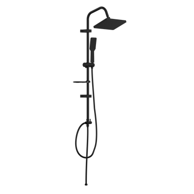 Creavit SH630SM Kolon Duş Sistemi (Kendinden Temizleyici Kare)-Siyah