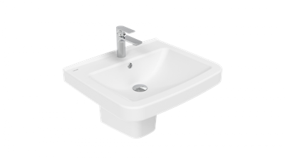 Creavit LR060 Lara 60 cm Yarım Ayak Lavabo