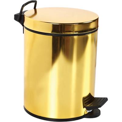 Creavit Pedallı Çöp Kovası Altın 12 L.