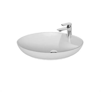 Creavit PR065 -00CB00E-0000 Petra Oval Asimetrik Tezgah Üzeri Lavabo 40x65cm