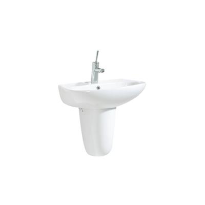 Creavit SD055 Sedef Yarım Ayak Lavabo 45X55 cm Beyaz