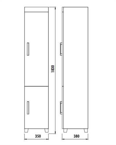 CREAVİT SA2190.01 STAR 190 CM BOY DOLABI